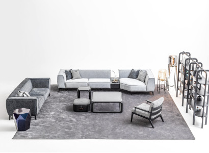 Sofagarnitur xxl Couch Texil Big Sofa 5+3+1 Sitzer Polster Stoff Couchen